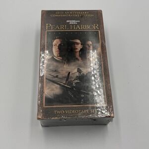 Pearl‎ Harbor 60th Anniversary Commemorative VHS Sealed 2 Tape Set